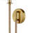 Tatum Metal Plug-in Wall Sconce, Gold