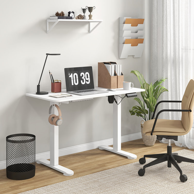 Exeter 120cm W Height Adjustable Rectangle Standing Desk