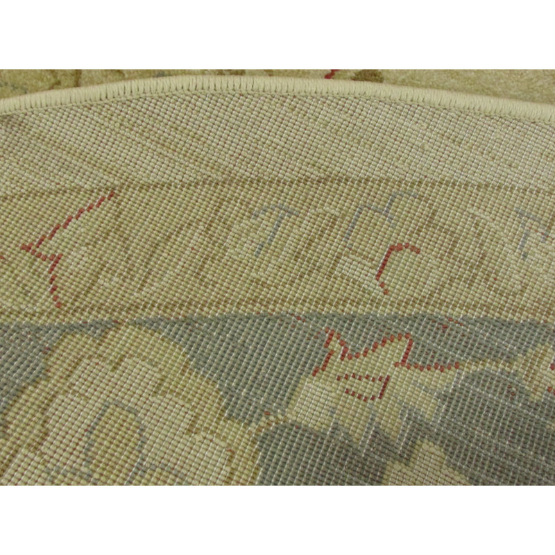Tapis crème Moore, Rond 8 pi
