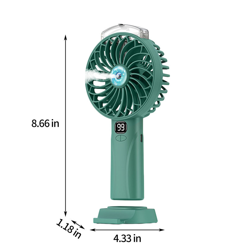 Ventilateur à main petit ventilateur hydratant et d'humidification de bureau Kondieu