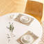 Table de salle à manger ronde 31,5 po pour petits espaces - Plateau en panneau de fibres à densité moyenne avec placage de bouleau avec pieds en bois d'hévéa et pieds réglables, hauteur de 29,7 po, table de cuisine pour 2 à 4 personnes