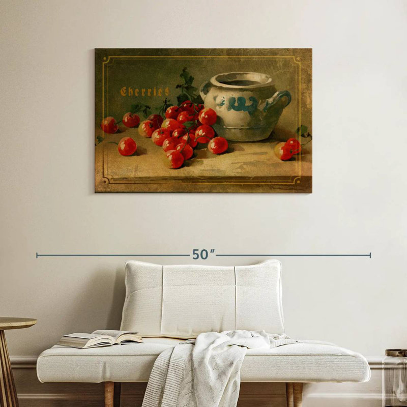 Yarlin Delicious Cherries, 26" H x 39" W
