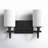 Rowley 13.88" W 2-Light Dimmable Steel Vanity Light -682638925