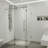 Winslow 46" W x 35" D x 74" H Sliding Frameless Shower Enclosure with 3/8  Clear Glass-10222213