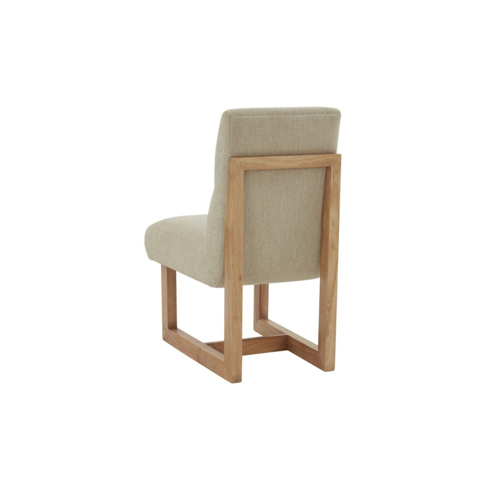 Embla Linen Side Chair in Beige