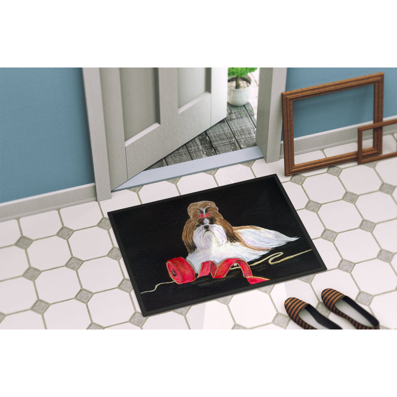 Paillasson d’intérieur antidérapant Wendling Shih Tzu, Rectangle 2 pi x 3 pi