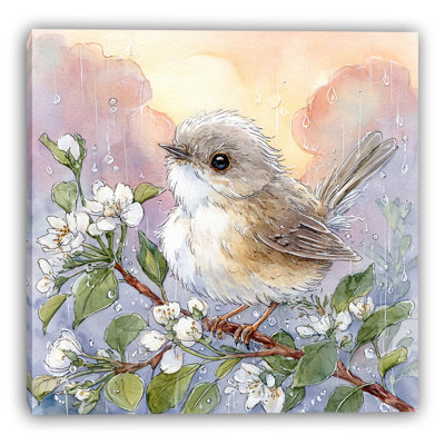 Art mural Blossom Songbird Art III