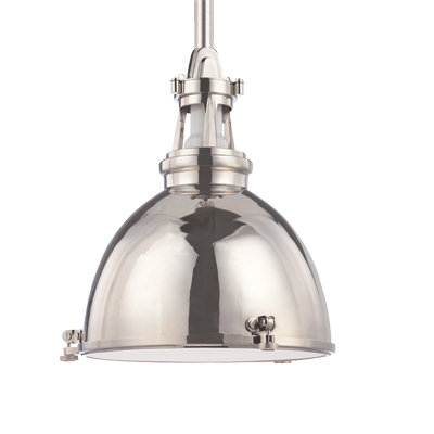 Massena 1 - Light Pendant, Polished Nickel, Polished Nickel