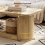 Pedestal Coffee Table with Storage