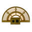 1 - Light Flush Mounted Sconce