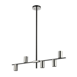 Jamari 5 - Light Dimmable Sputnik Cylinder Chandelier