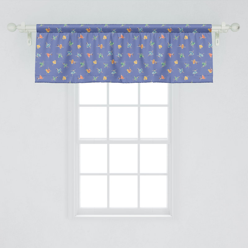 Cantonnière Ambesonne ballerine délicate 2 pièces 92492, L 54 po x L 12 po