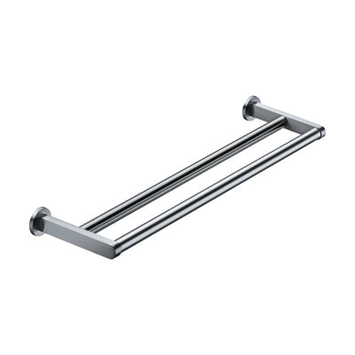 2 Double Wall Mounted Towel Bar