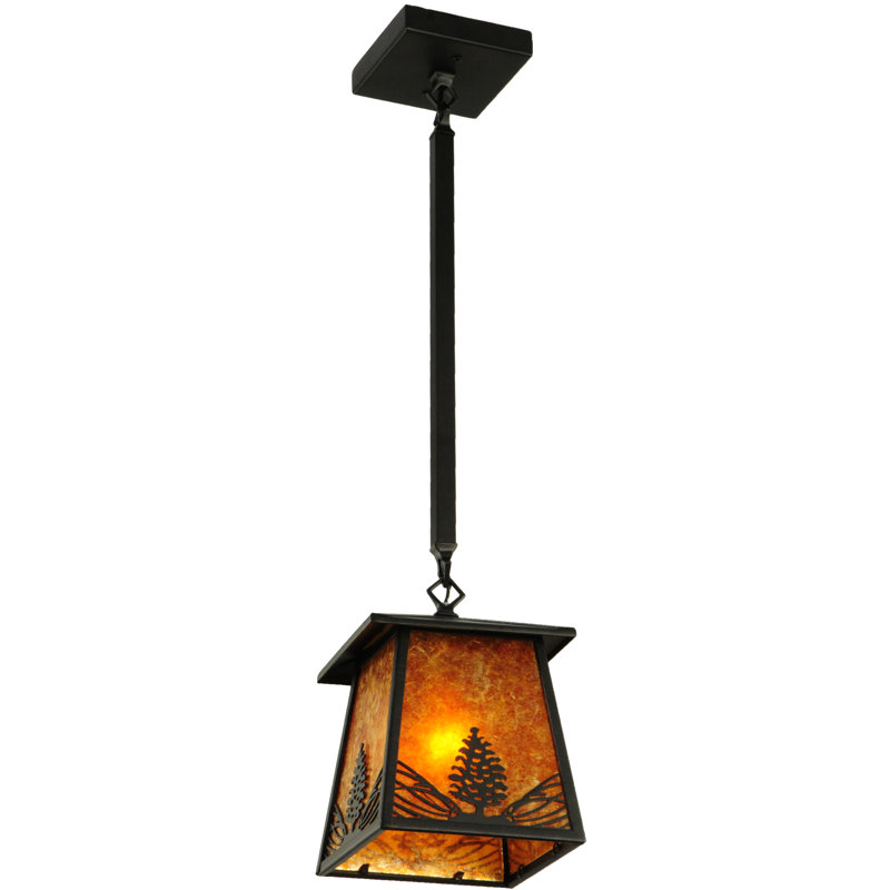 Luminaire suspendu géométrique 1 lumières lanterne