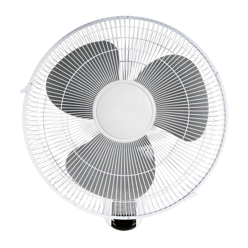 Comfort Zone 16" White WiFi Enabled Wall Mount Fan with Timer