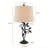 Grinstead 27"  Tradition Unique Leaf Design Metal Table Lamp with 3-Way Dimmable Lightingand Oatmeal Shade-1463978171