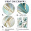 «Green and White Sparkling Dazzle Glamour», impressions sur toile vertes-1051462664-1051462673-1051462675
