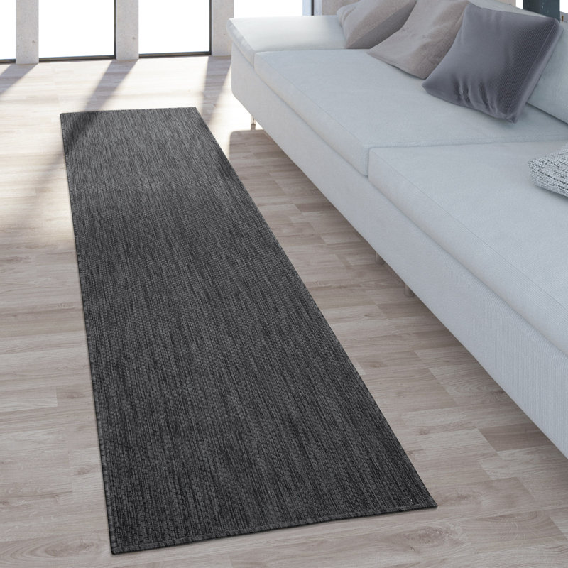 Tapis intérieur / extérieur tissé à la machine Iyana , Tapis de couloir 2 pi 8 po x 8 pi 2 po