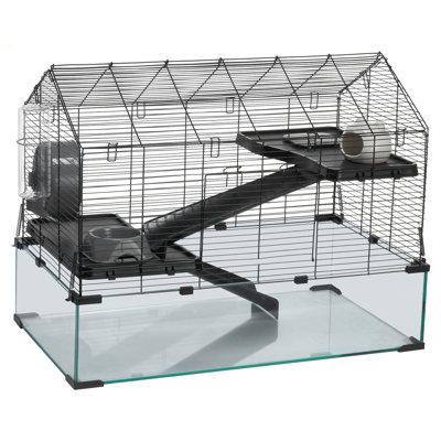 Maison pour petits animaux en cage