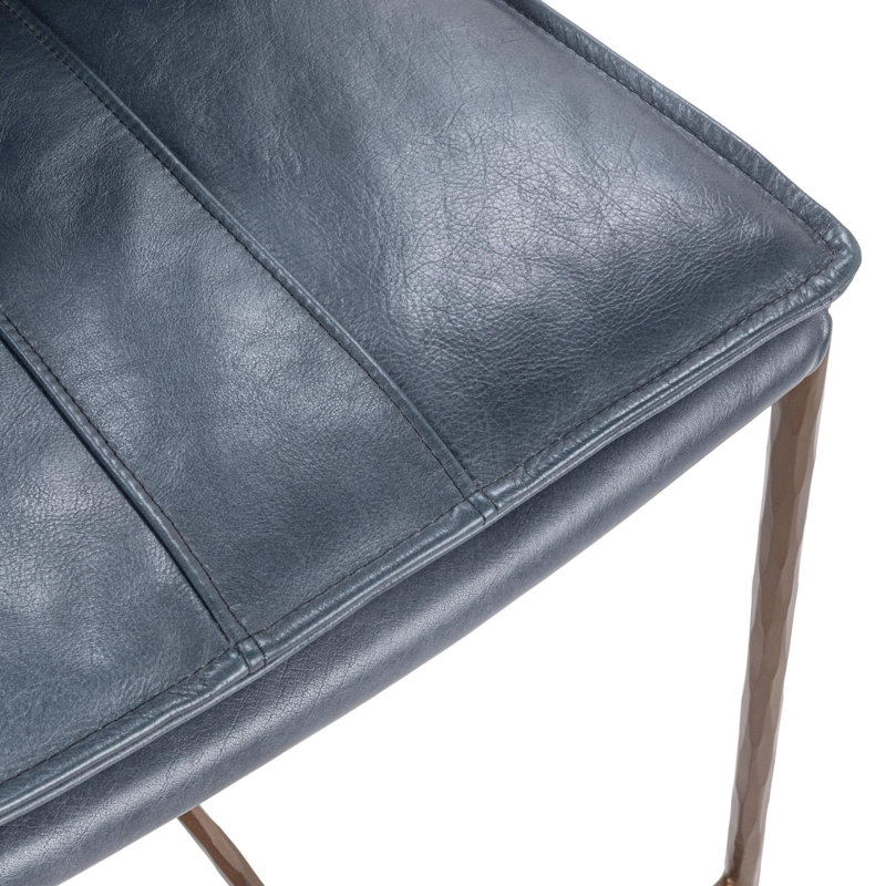 Mayer 26 Counter Stool Antique Brown, Ocean Blue, Bar Stool (31" Seat Height)