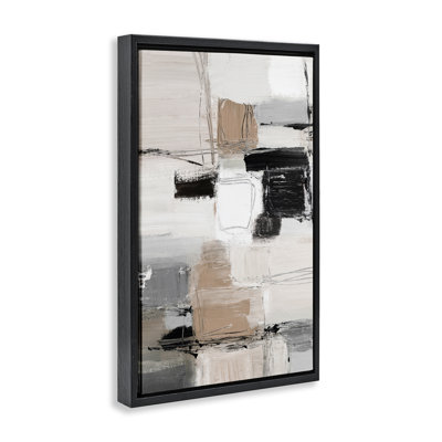 Cadre flottant contemporain de style contemporain neutre, design par Lanie Loreth