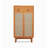 Japanese-style wicker and solid wood shoe cabinet-4814264