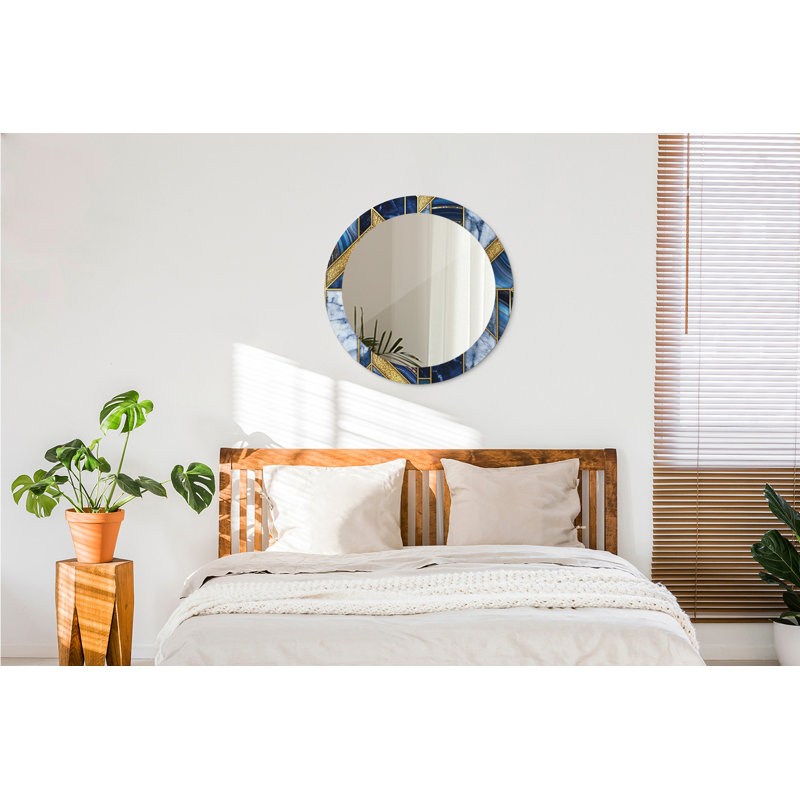 Huldar Glass Flat Wall Mirror