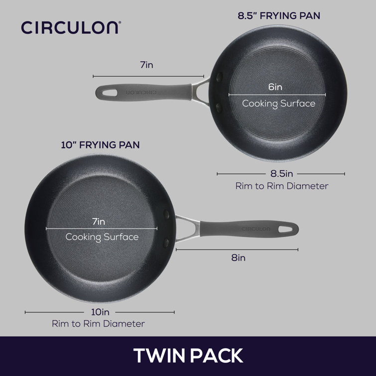 Circulon A1 Series with ScratchDefense Technology Nonstick Induction  Straining Sauce Pan with Lid, 3 Quart, Graphite