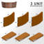 Pecora 3 Person U-Shaped Synthetic Laminate Reception Desk-851505956