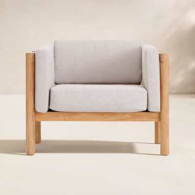 Haven Teak Outdoor Lounge Chair , Sunbrella® Cushions Included