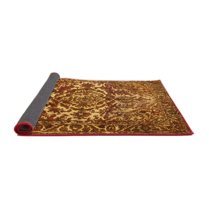 Tapis contemporain brun clair, Rond 4 pi