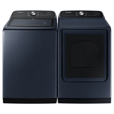 Samsung 5.4 cu. ft. Top Load Washer with 7.4 Cu. Ft. Dryer with Steam Santize+