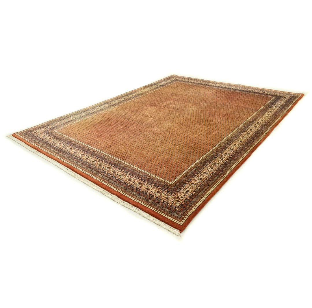 Hand Knotted Wool Brown Indoor/Outdoor Rug