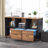 Dineke L-Shape Executive Desk with Cabinet Credenza-1312529025-1317106392
