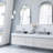 Tarragona Gothic 19" L x 14" W x 4" H Gray Concreto Stone Handmade Rectangular Vessel Bathroom Sink