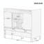 Meuble-lavabo simple 36 po avec plateau en céramique Augie