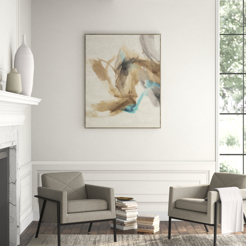 Expansion III Print by Giselle Kelly, 51.5" H x 41.5" W x 1.5" D, Image Brush Gel