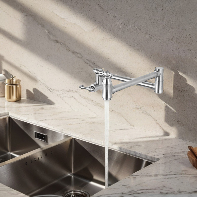 Casa Eclat Kitchen Faucet, Chrome