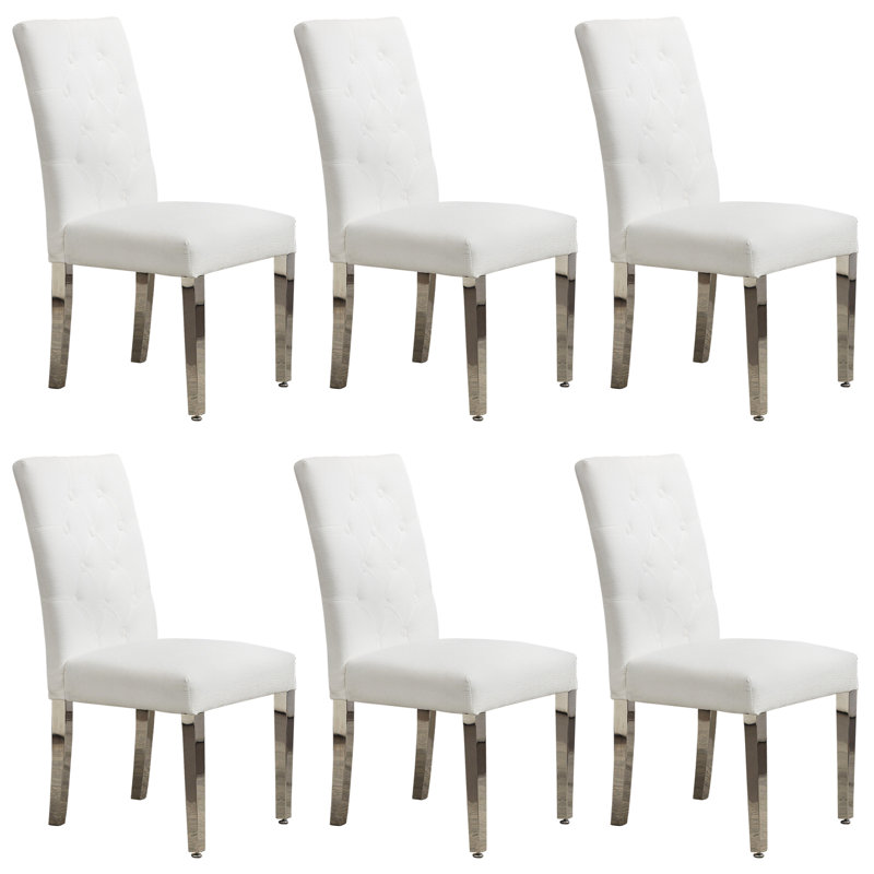 Chaise d'appoint Margarette, Blanc