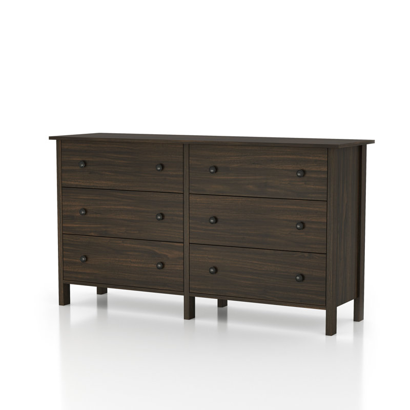 Frisco 50.59'' W 6 - Drawer Dresser, Wenge