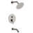 Dual-Function Tub and Shower Faucet Set, Tub And Shower Trim Kit, Valve Included-115357172