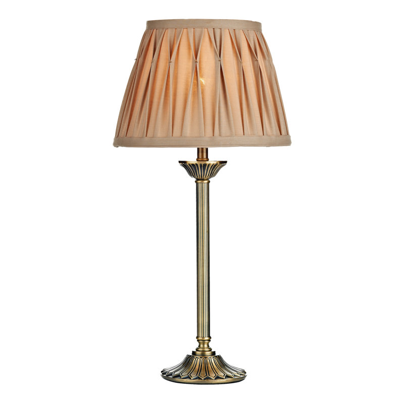 Belvidere Metal Buffet Lamp, Antique Brass