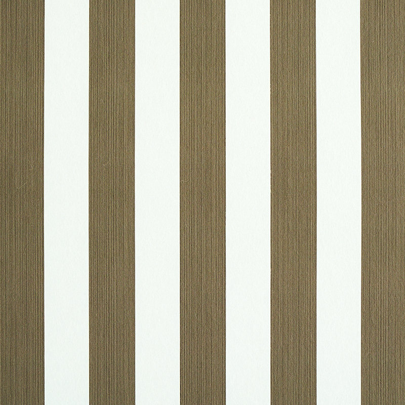 Edwin Stripe Medium Wallpaper, Mushroom