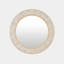 Oval Faux Shagreen Mirror-Gold/Cream-164309171