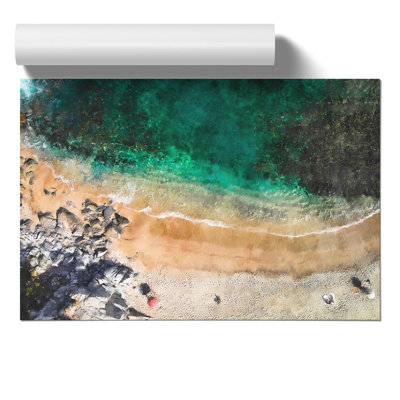 Cabo Bello Beach in Mexico Painting - Frameless Print