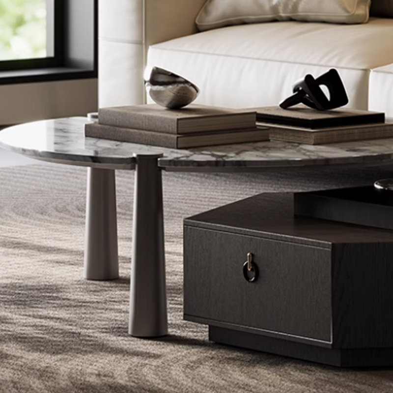 Table basse haut de gamme au design minimaliste