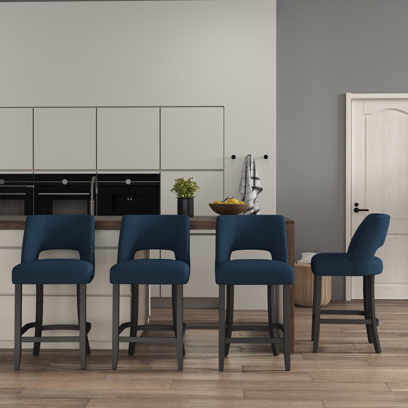 Tabouret de bar Bisto, Bleu
