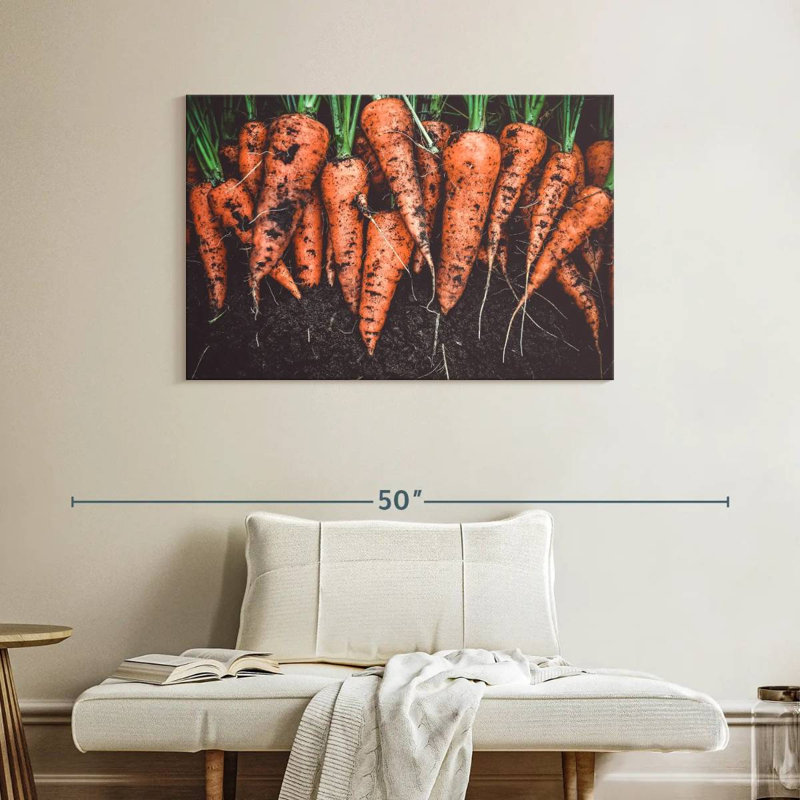 Yarlin Carrot Harvest, 26" H x 39" W