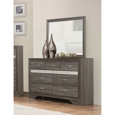 Mobilier de chambre unique en bois avec paillettes et tiroirs cachés