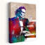 «Soulful Watercolor Pianist», art mural classique contemporain abstrait-129148899